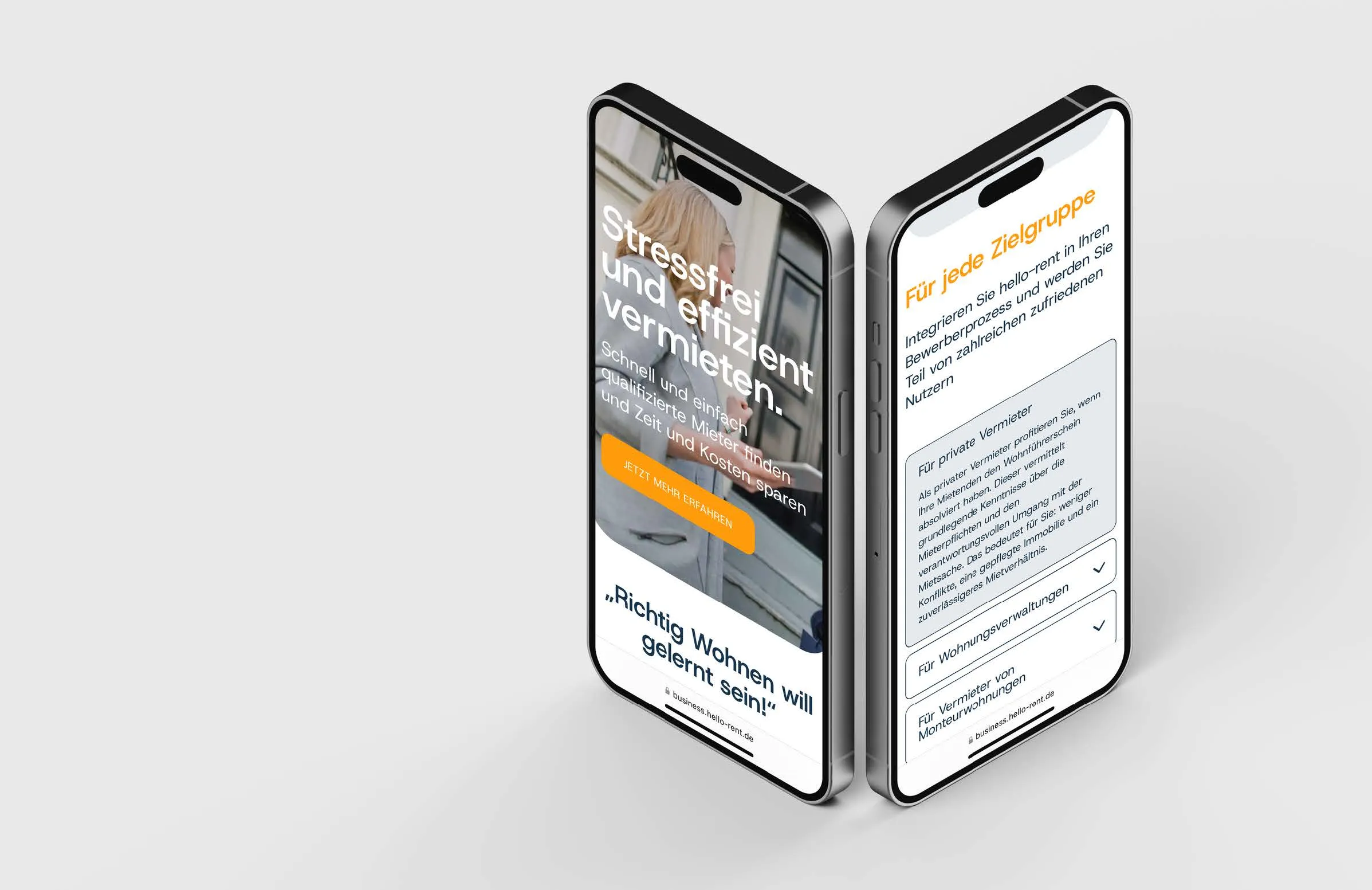 HELLO RENT – Webdesign