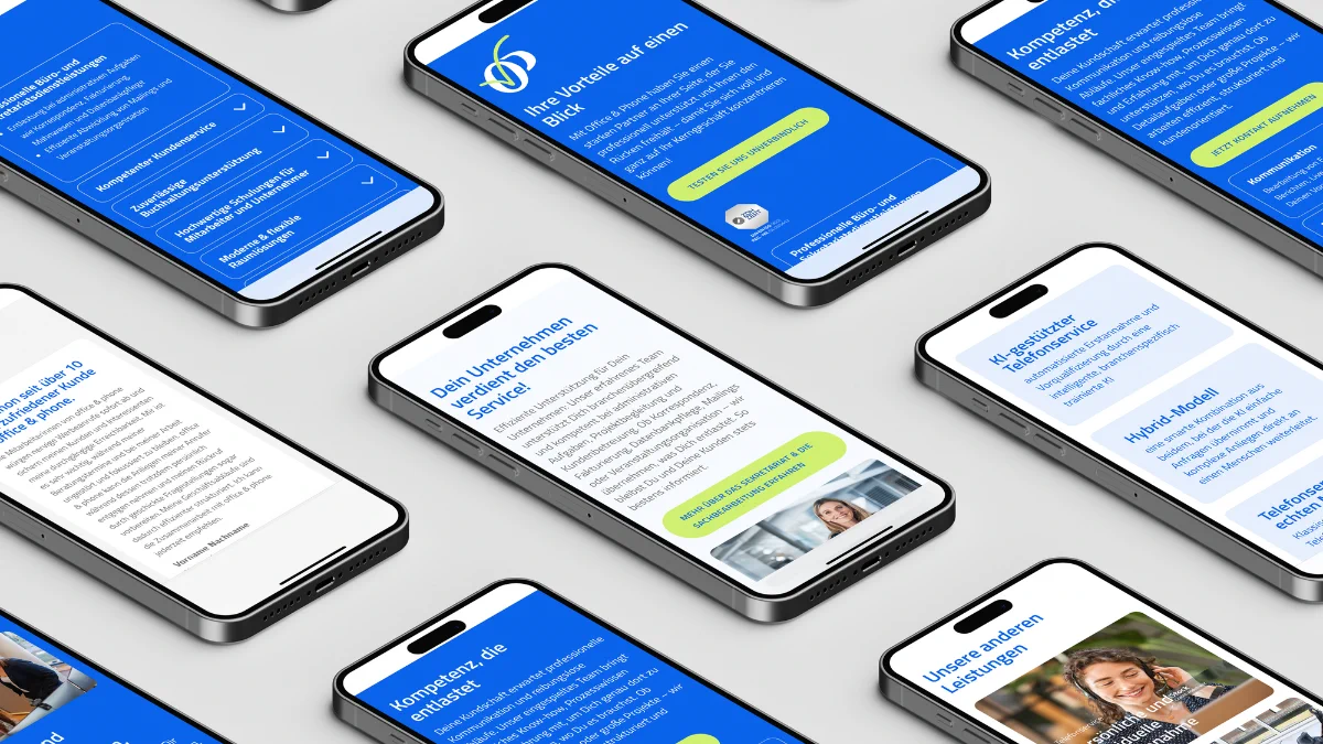 office & phone &ndash; Webdesign und digitaler Auftritt